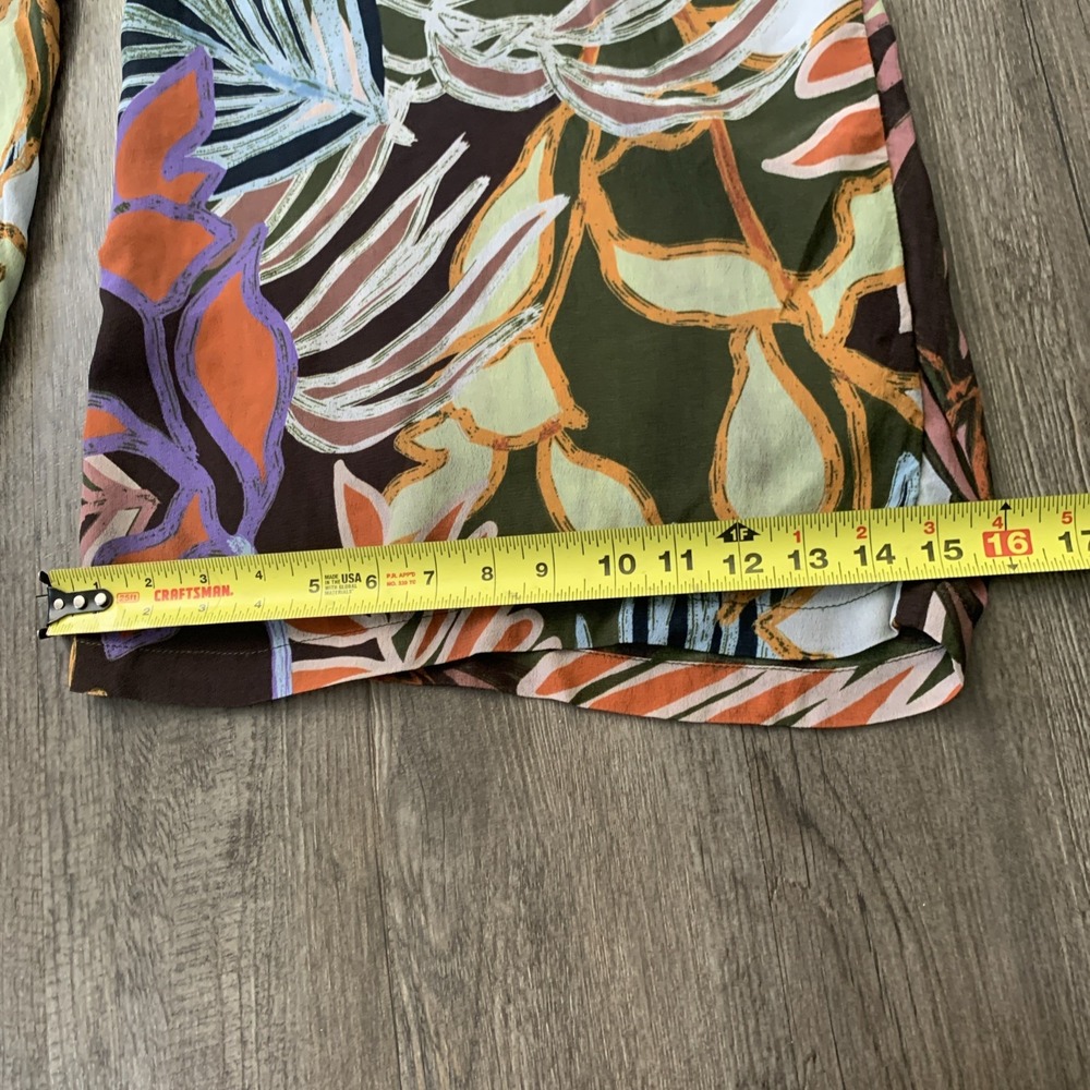 Ulla Popken Plus Size 24/26 Tropical Print Top and Pants Set Multicolor 2830 - Picture 14 of 14